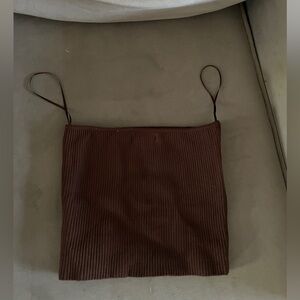 brown extra small tube top 😁